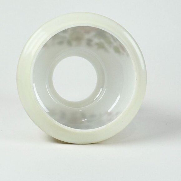 Antique Style Floral Glass Lamp Shade Topper Elegant3 Design With Vibrant Blooms - Picture 4 of 10